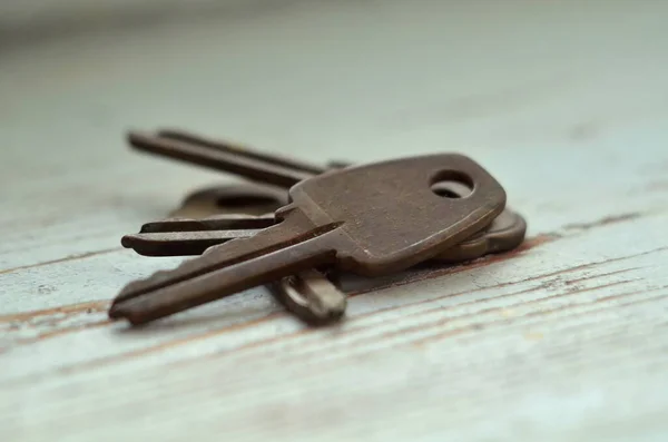 Zdjęcie mosiężnych kluczy — Zdjęcie stockowe