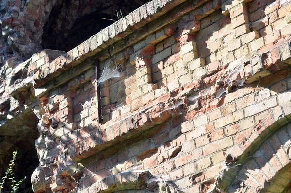 Photo Old Wall Abandoned Fortress Ukraine — Stock Photo, Image