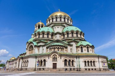 SOFYA, BULGARIA - 3 Mayıs 2019: Alexander Nevsky Katedrali