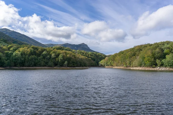 Άποψη Της Δεξαμενής Santa Del Montseny Καταλονία Ισπανία — Φωτογραφία Αρχείου