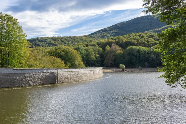 Άποψη Του Φράγματος Της Δεξαμενής Santa Del Montseny Καταλονία Ισπανία — Φωτογραφία Αρχείου