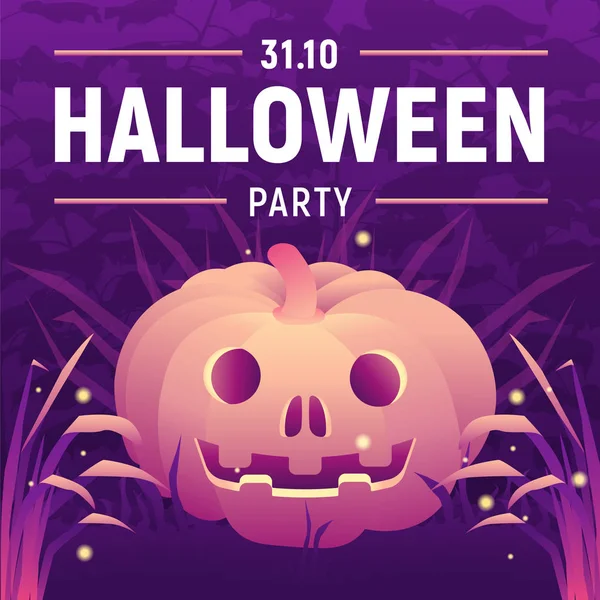 Cartel de fiesta de Halloween — Archivo Imágenes Vectoriales