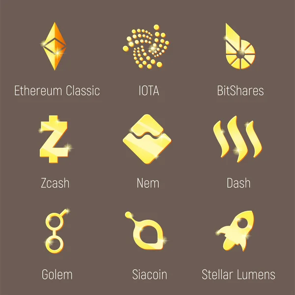 Popüler cripto para birimi logo koymak