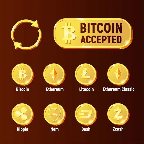 Cripto Döviz Icon set