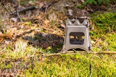 Katlanır odun sobası 