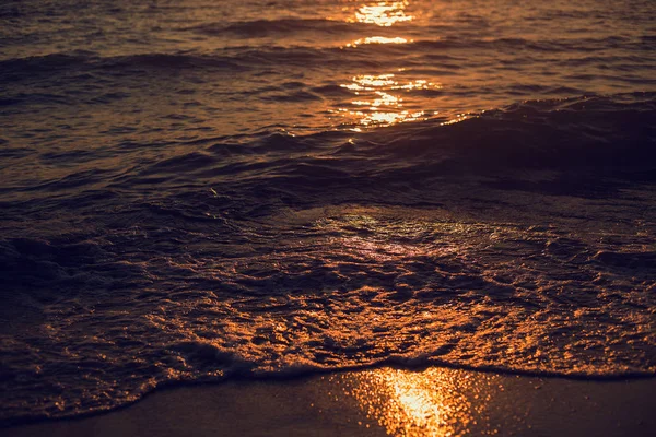 Закат Прекрасный Закат Черного Моря Золотой Морской Закат Закат Море — стоковое фото