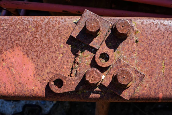 Brązowy Starych Konstrukcji Metalowych — Zdjęcie stockowe
