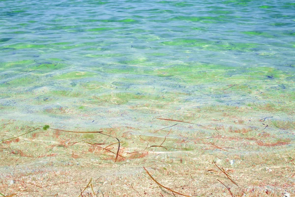 Bela Turquesa Água Cristalina Oceano — Fotografia de Stock