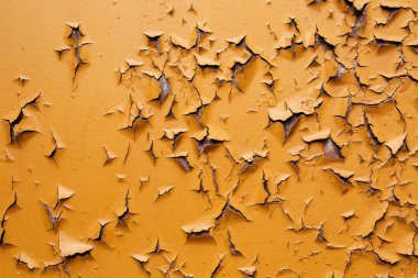 demir doku sarı kırık boya ile