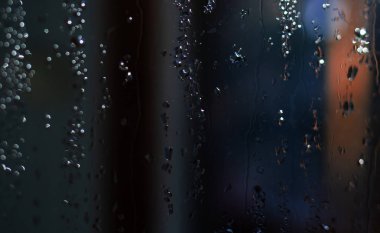 yoğunlaşma terli camına damlaları