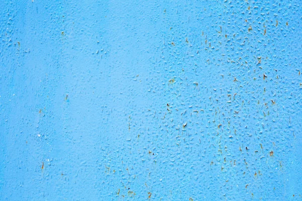 Textur Blau Lackiertes Eisen Alte Metalloberfläche Hintergrund — Stockfoto