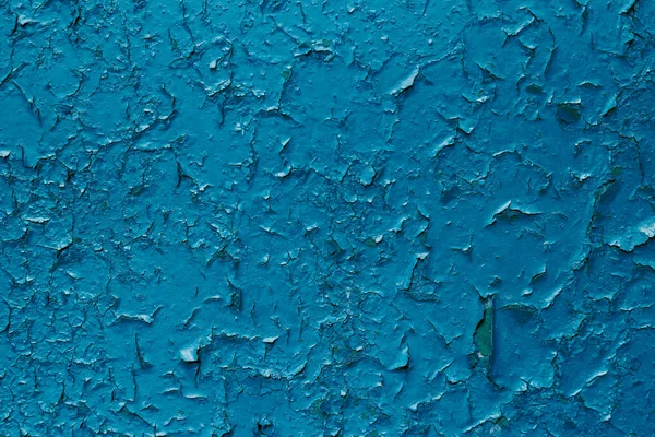 Pintura Agrietada Textura Azul — Foto de Stock