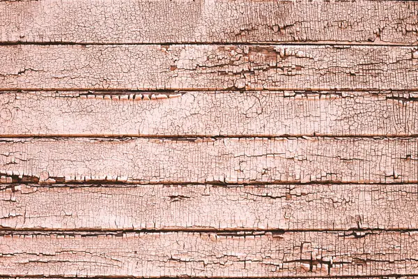 Wooden Pink Texture Cracked Paint — Stock Photo, Image