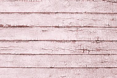 ahşap doku arka plan üzerinde pembe yıpranmış peeling boya