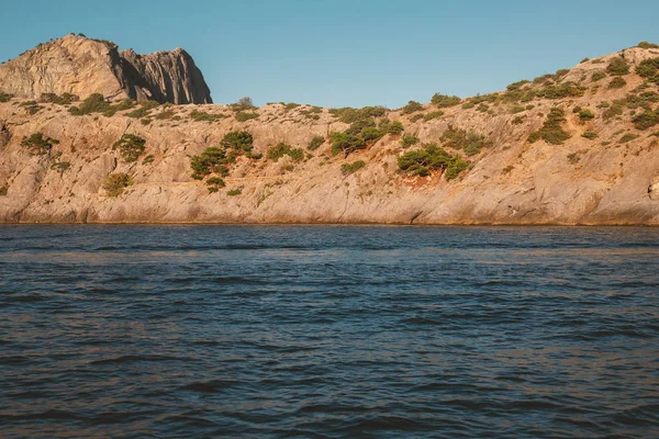 Montagne Nel Mare Paesaggio Crimea — Foto Stock