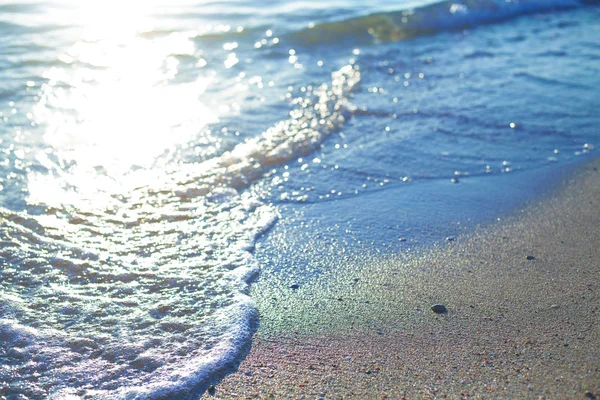 Морские Волны Тропическом Пляже Естественной Гармонии — стоковое фото