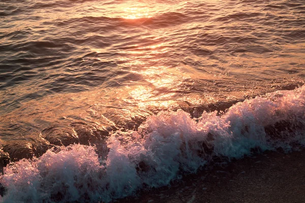 Морская Волна Закате — стоковое фото
