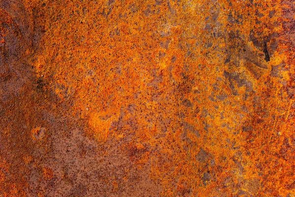 Brown Grunge Rust Stain Texture Rusty Iron Wall — Stock Photo, Image