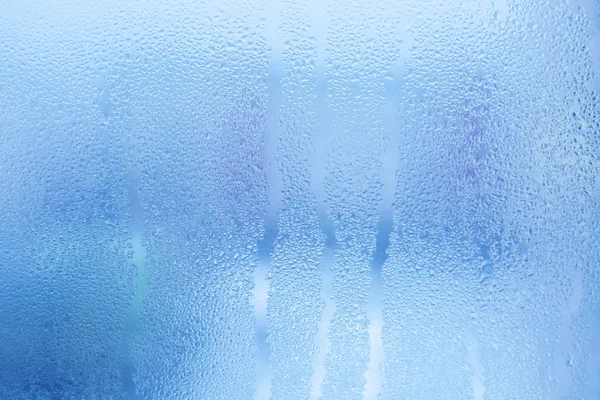 Texture Blue Misted Glass — Stock Photo, Image