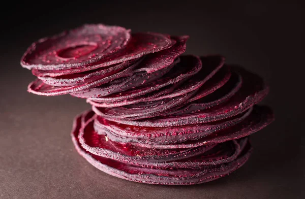 Pancar cips closeup kurutulmuş