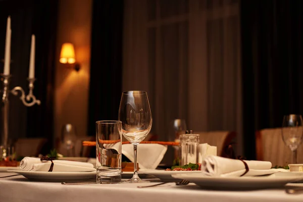 Table Set Wedding Another Catered Event Dinner — Stock Photo, Image