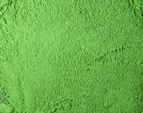 Grönt Pulver Skönhet Smink Sammansatta Texturmönstret För Bakgrund — Stockfoto