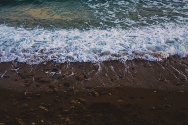 Yaz deniz kıyı güney görünümü