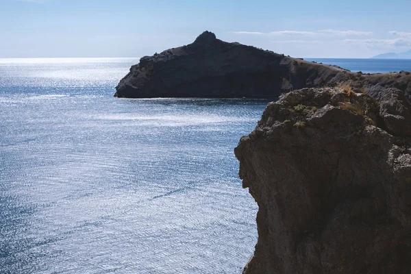 Bela Paisagem Marinha Com Mar Azul — Fotografia de Stock