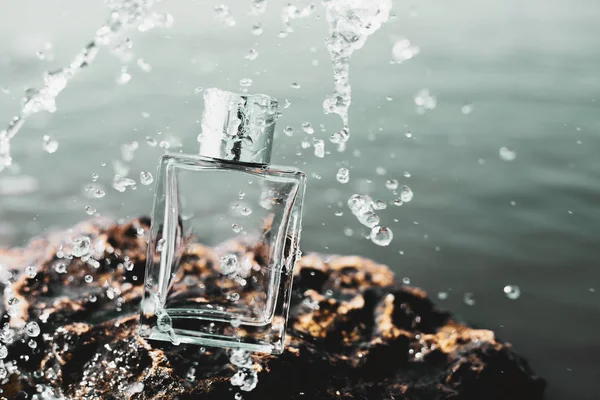 Perfume Gotas Agua — Foto de Stock