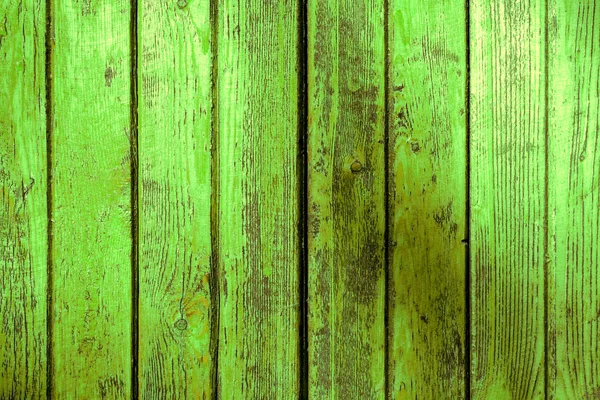 Horizontal Velho Fundo Cerca Madeira Tábuas Madeira Velhas Com Tinta — Fotografia de Stock