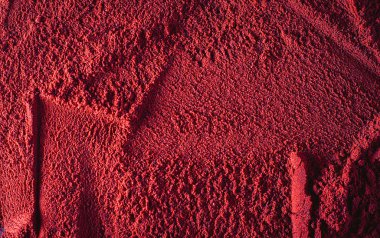 kırmızı toz güzellik makyaj bileşik doku deseninin arka planı için.