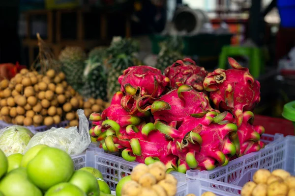 Świeżych Owoców Tajlandii Rynku — Zdjęcie stockowe