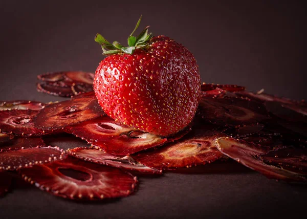 Batatas fritas de morango — Fotografia de Stock