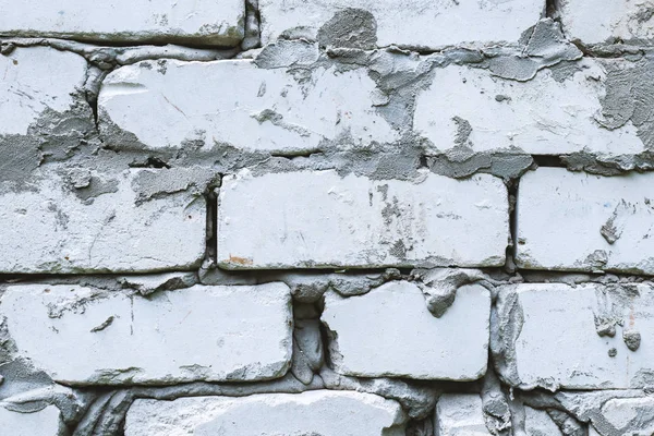 Parede de tijolo cinza — Fotografia de Stock