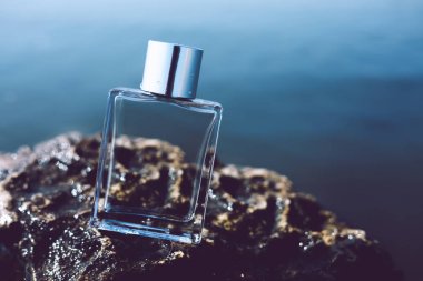 Mavi denize karşı parfüm