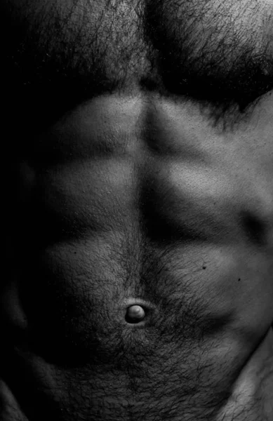 Γυμνό αρσενικό αθλητικό κορμό — Φωτογραφία Αρχείου