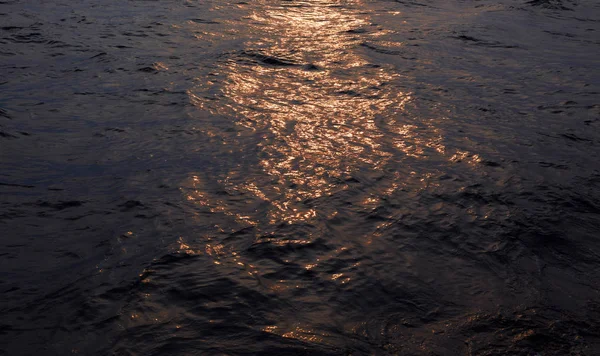 Puesta de sol Agua de mar — Foto de Stock