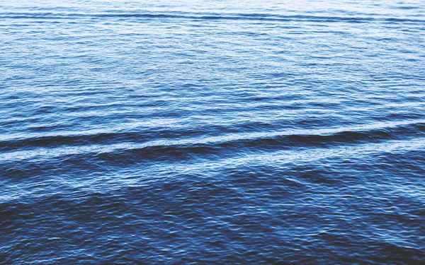 Blå Havsyta Med Vågor — Stockfoto
