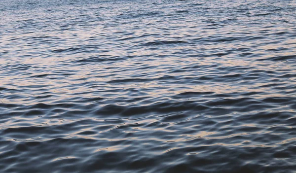 Olas Agua Tono Azul Superficie Como Fondo — Foto de Stock