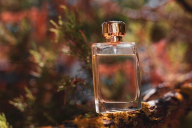 Doğada parfüm şişesi 