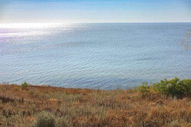 Yazın güzel deniz manzarası