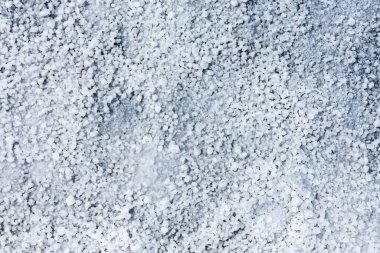 Göldeki tuz kristallerinin dokusu