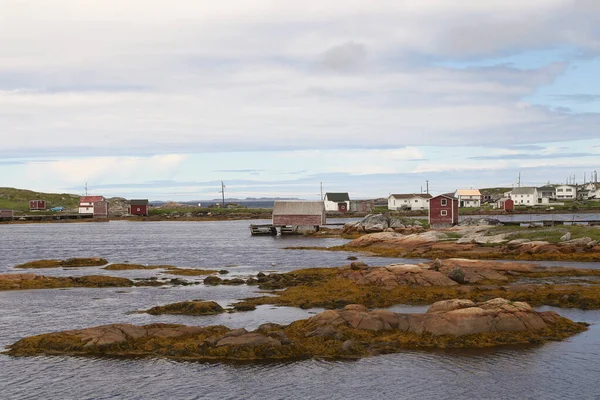 Wioska Tilting Fogo Island Nowa Fundlandia Kanada — Zdjęcie stockowe