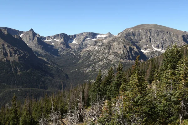 Utsikt Från Trail Ridge Road Rocky Mountain National Park Colorado — Stockfoto
