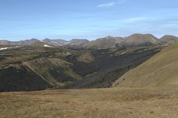 Gore Range Från Rock Cut Trail Ridge Road Rocky Mountain — Stockfoto
