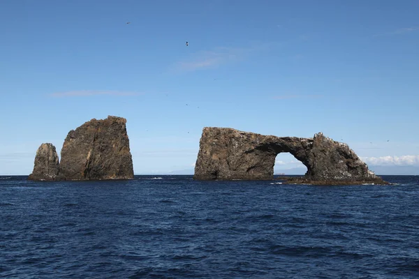Arch Rock Lângă Insula Anapaca Parcul Național Insulele Canalului California — Fotografie, imagine de stoc