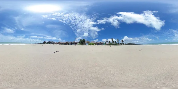 360 Grad Rundblick Bangsak Strand Khao Lak Phangnga Provinz Thailand — Stockfoto
