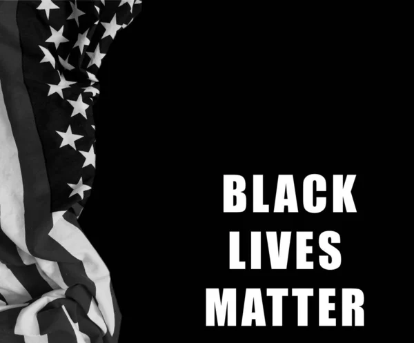 Black Lives Matter Banner Background Illustration Movement Freedom Human Rights — Stock Photo, Image