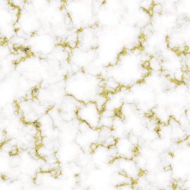 Arkaplan veya tasarım sanatı için doğal altın desenli beyaz mermer dokusu