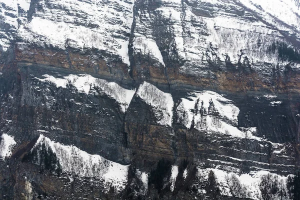 Struttura Strisce Montagne Rocciose Innevate Himalaya Nepal — Foto Stock